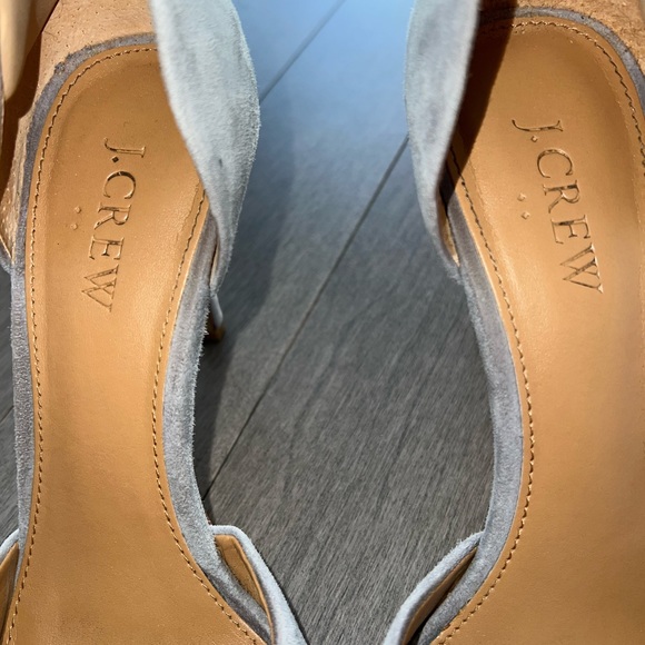 J Crew Factory Suede D’Orsay Pumps | Size 6.5 - Picture 7 of 8